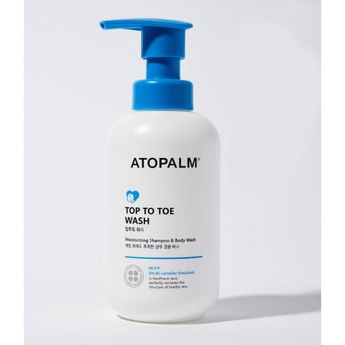 ATOPALM MLE Lotion & Top-to-Toe Wash Set – Skin Barrier Care Moisturizing & Gentle Cleansing Kit (300ml + 20ml + 300ml + 20ml)