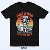 Just a Dad Who Always Came Back Milk Funny Fathers Day Men T-Shirt