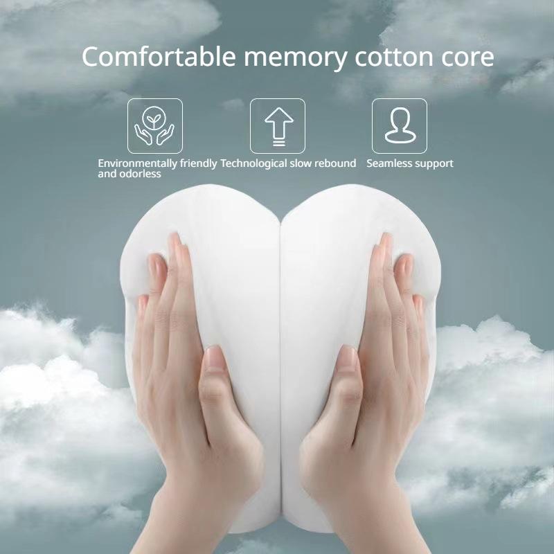 Universal Car Memory Foam Neck Pillow Protection Lumbar Backrest Cushion Lumbar Cushion Car Headrest Cushion Seat Accessories