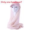 Polyester Womens Scarf Hat Set With Solid Color Design For All Seasons