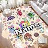 Custom Name Personalized Dandy's World Print Carpet, Versatile Home Decor Rug, for Playroom, Apartment, Balcony, Entryway, Hallway Gift
