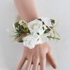 5Pcs Wedding Corsages Boutonniere Prom Boutonniere for Wedding Ceremony Anniversary, Rose Corsages for Bride and Groom,