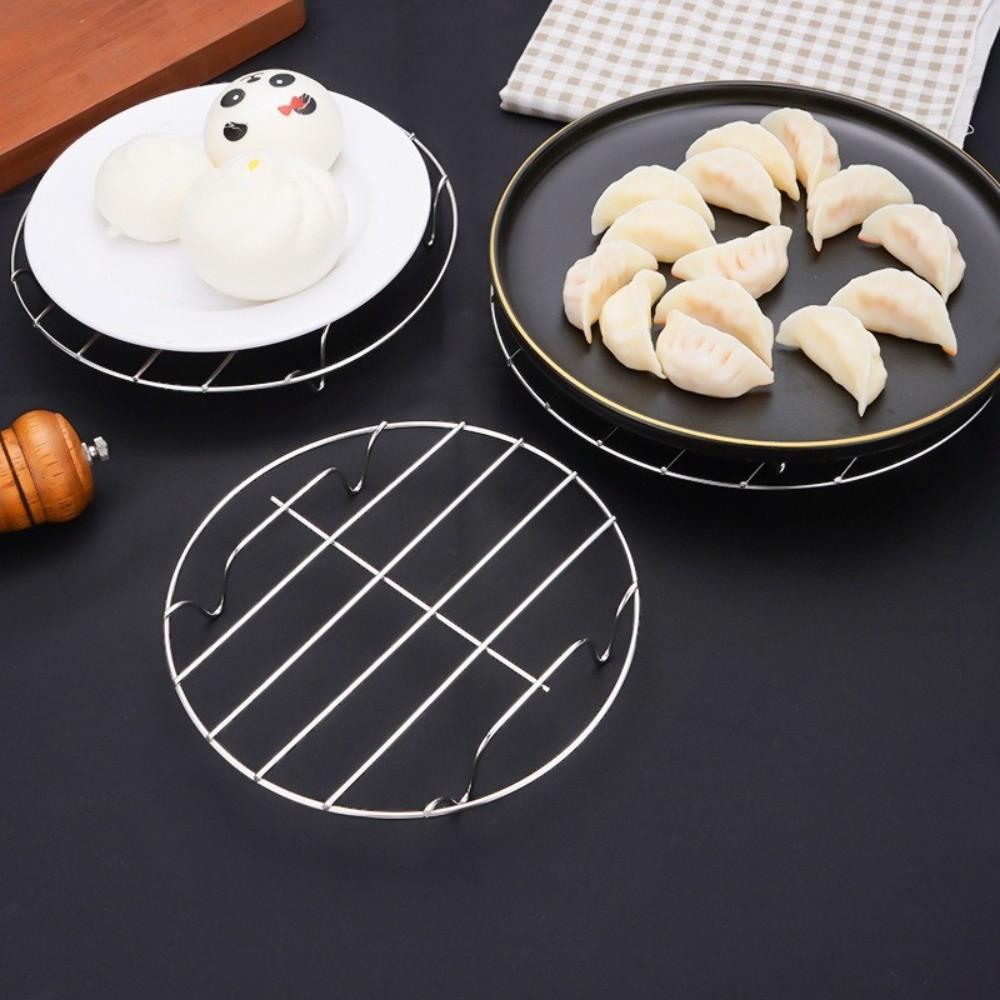 Rust-proof Stainless Steel Steaming Racks Thicken Air Fryer Rack Kitchen Steamer Holder Air Fryer