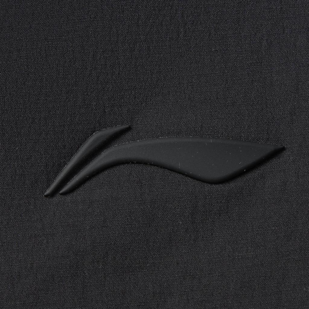 Li-Ning Comfortable Sports Simple Versatile Solid Color Lace-Up Mid-Waist Five-Point Casual Shorts Men Shorts Black AKSV429-2