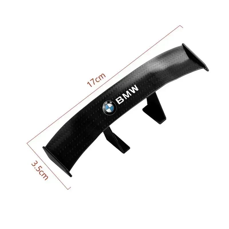 2025 Car For BMW Car Rear Spoiler Mini Spoiler Wing Small Tail Emblem Sticker Decoration For BMW E34 E46 E39 E38 E90 E60 E36 F30
