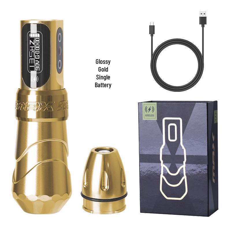 Wireless Tattoo Machine Pen: Battery-Powered Liner & Shader - Integrated Motor