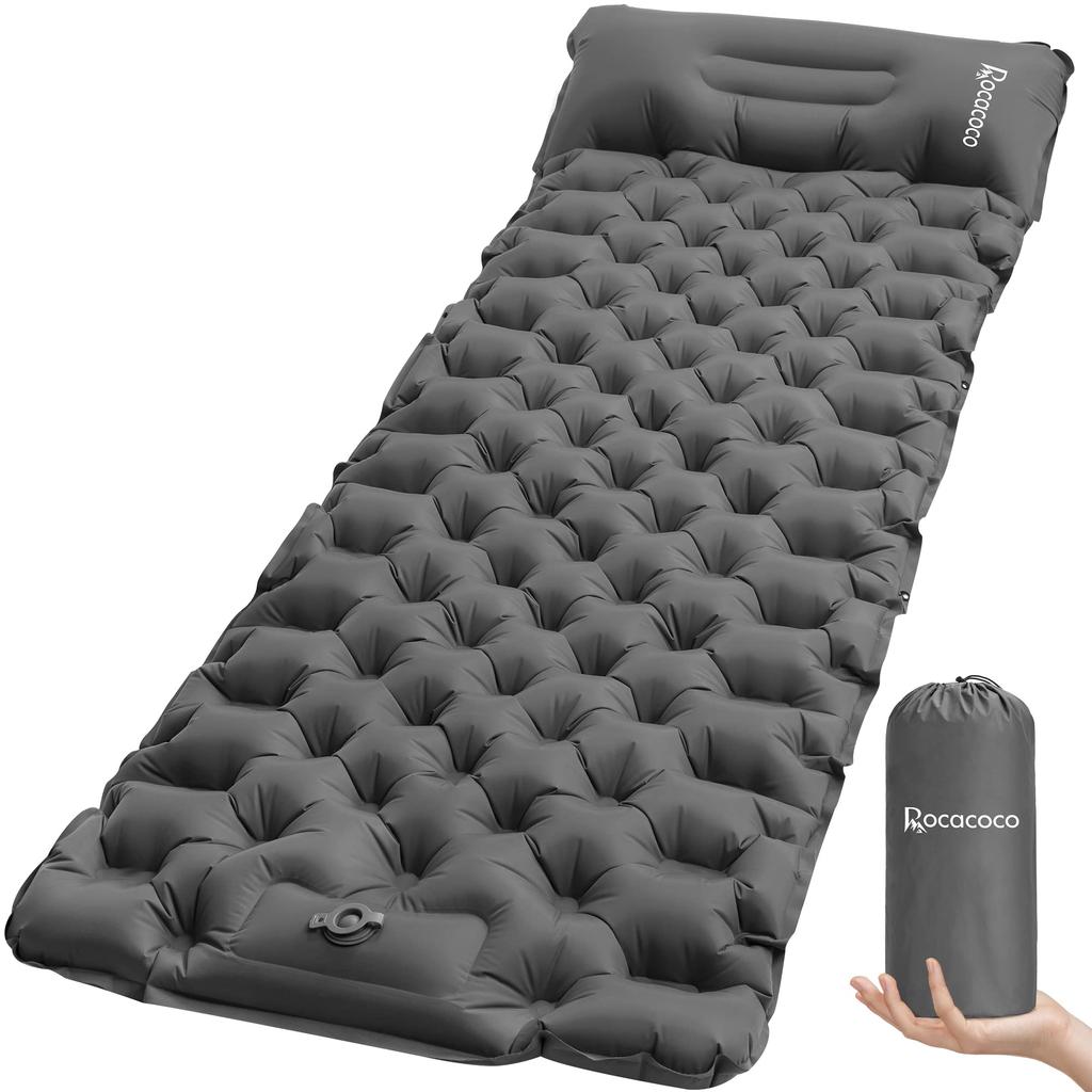 Air Mat Rocacoco 10cm Wide 70cm Air Camping Foot Wide and Sleeping in Includes Disaster Camping 4 Colors Thickness, Mat, Mat, Operated, Thick, Car,