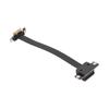 Extension Cable PCIE 1X Dual Vertical 90 Degrees  Network Adapter Line with LED Indication 15cm