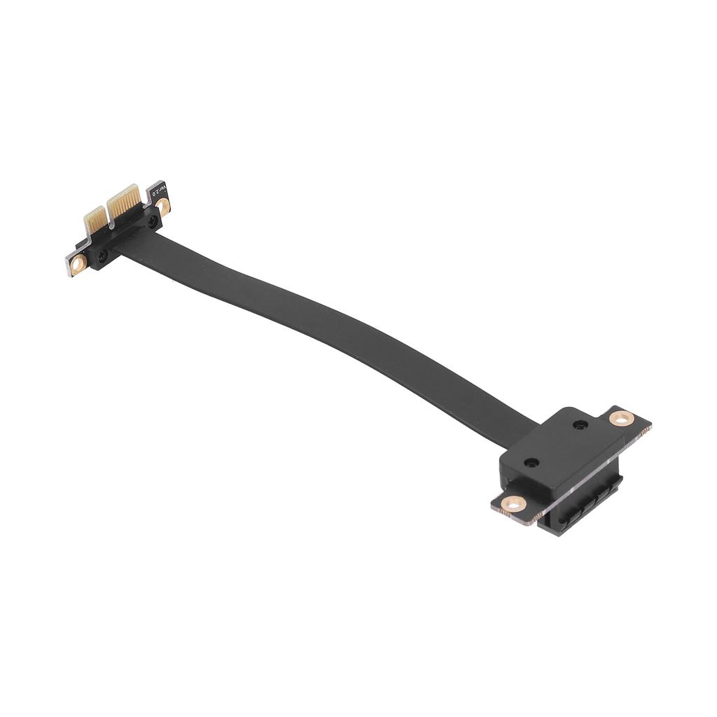Extension Cable PCIE 1X Dual Vertical 90 Degrees  Network Adapter Line with LED Indication 15cm