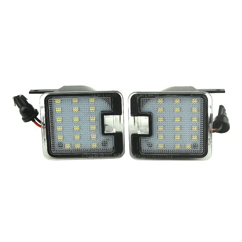 Fit For Ford Mondeo MK5 14-20 Under Mirror Welcome Lamp 2x CANBUS LED Under Mirror Puddle Light For Ford Grand C-Max 2010-