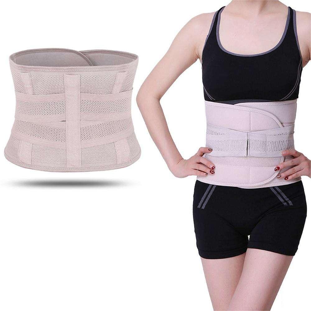 Muli Functional Fitness Adjustable Breathable Lumbar Back Support Belt S