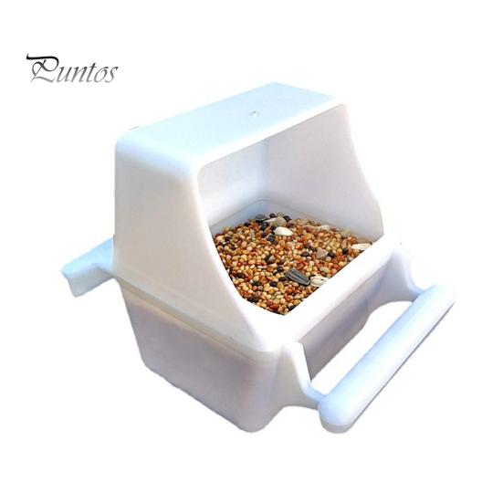 Cajas de alimentación para pájaros, 2 uds., cómodas, fáciles de limpiar, diseño colgante desmontable, cajas de comida para pájaros, suministro para loros