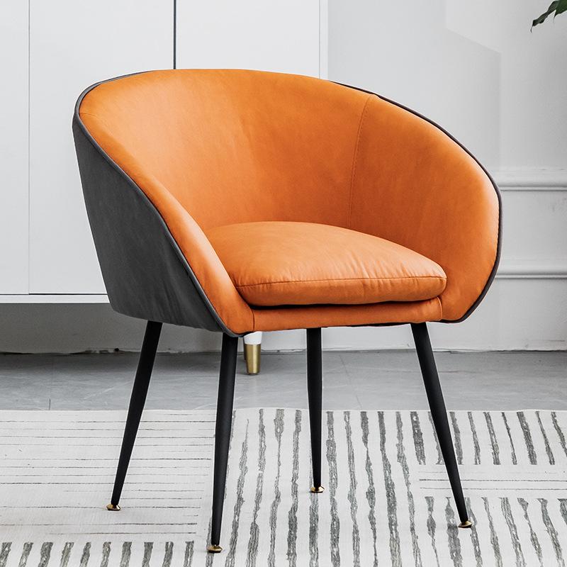 Single Leisure Chair Negotiation Sofa Chair Nordic Simple Modern Balcony Hotel Chair Living Room Bedroom Dressing Chair Sofa