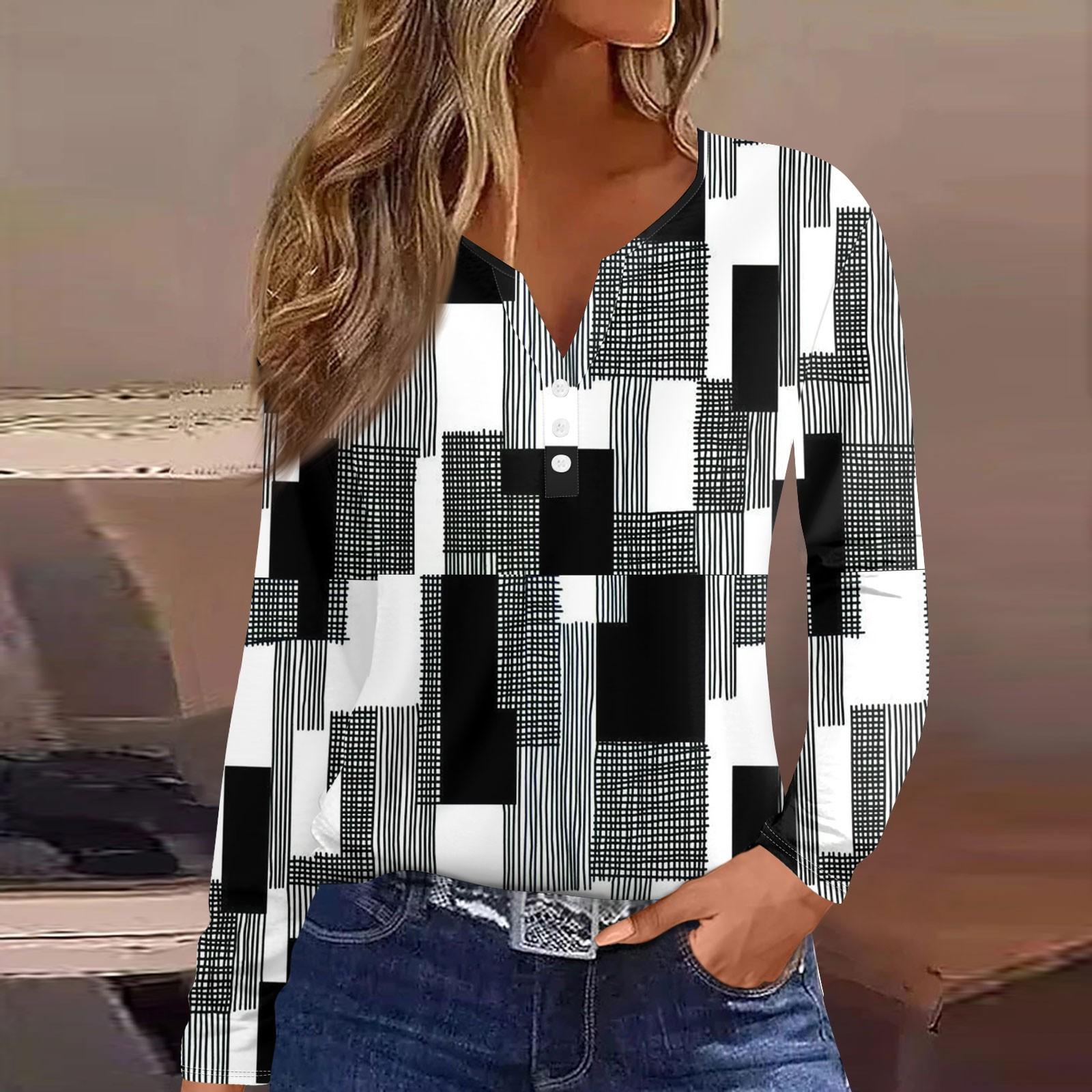 

Женские топы с длинным рукавом с цветочным принтом, винтажные модные повседневные свободные рубашки с V-образным вырезом, рубашки больших размеров XXXL