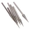 6Pcs 1-4mm Diamond Grinding Head Needle Bits Burrs Engraving Carving Tool 2.35mm Shank D Needle