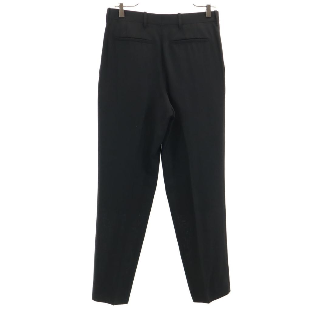 BALENCIAGA Italian rayon blend Slacks pants 44 black Men's Used