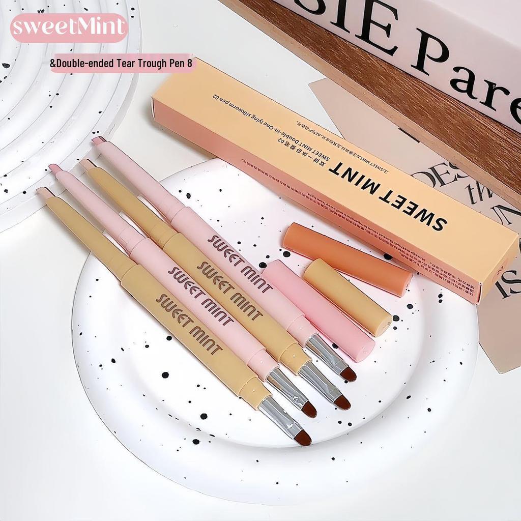 SweetMint Dual-Ended Under-Eye Concealer and Brightener: Silky, Natural, and Luminous Shadow Corrector.