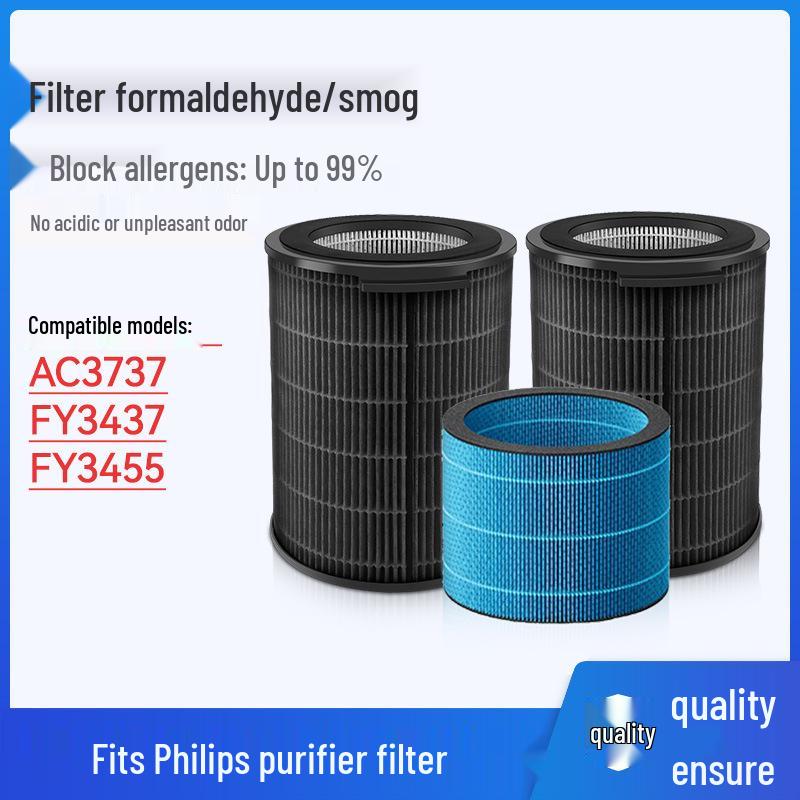 Compatible Air Purifier & Humidifier Filter Core for Philips FY3455/3437, AC3737 Models