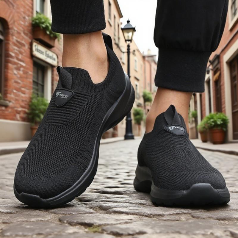 New Men's Walking Shoes Stretch Flex Mesh Male Yoga Fitness Shoes Fashion Breathable Vulcanized Fitness Sneakers Tenis Masculino