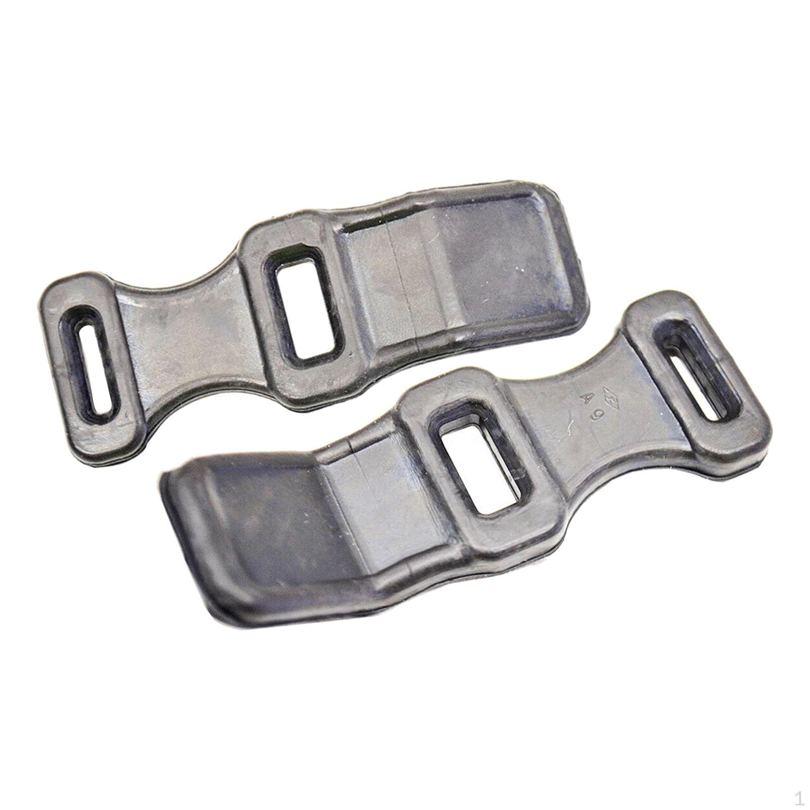 

2 Pieces Rear Rack Door Rubber Straps, 81309958680, 00 50 Strap, Gray