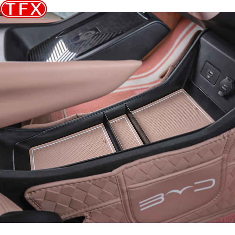 For BYD Seagull Dolphin Mini 2024  Car Styling Central Control Lower Storage Box Gear Shift Storage Armrest Box Accessories