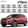 10x per Ford Kuga Escape Mondeo Fusion Cmax Transit Ecosport Gonna laterale Pannello sottoporta Modanatura Copertura Clip Perno di fissaggio