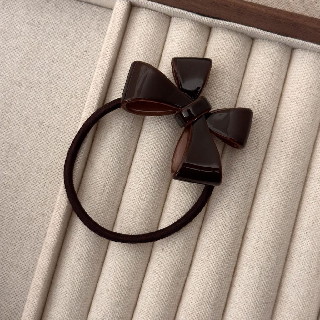 Women's Hair Tie with Rubber Bands, Three-dimensional Bow Headwear, Hair Band, High-elasticity Ponytail Hair Tie, Hair Tie Style