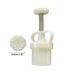 50g Window Grilles Shaped Mooncake Stamps Mooncake Molds Plastic Mooncake Tools