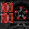 Car Wheel Reflective Strip, Rainbow Rim Decals for Cars Motorcycle Bike, Waterproof High Visibility Sticker for Tires