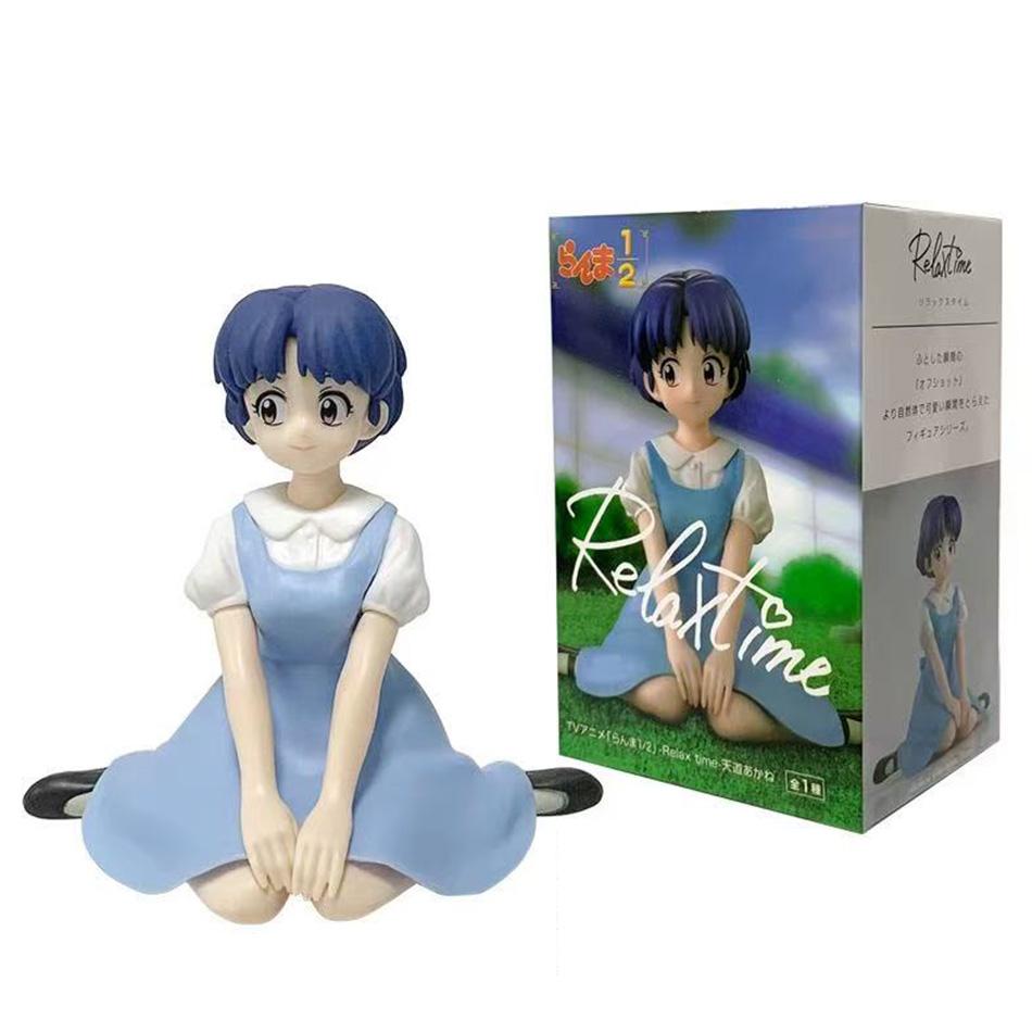 Original BANDAINAMCO BANPRE Ranma 1/2 Relax Time Shampoo Tendou Akane Figure Model in Stock Collectible Toy Figurine for Fans