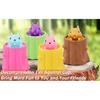 4-pack Squeeze Squirrel Toys,Dekompression Evil Squirrel Cup Sensory Fidget Roliga Gummi Squishes Stress Relief, Konstig lek Present till vänner Vuxna