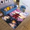 Cherry Blossoms, Red Tower Carpet for Living Room Bedroom Sofa Home Decor Rus Non-slip Floor Mat Luxury Gift Multiple Sizes