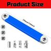1Set Multi-Functional Extended Wrench,Extended Wrench Booster Lever Kit,Dual-purpose Ratchet and Quick Socket,Ratchet Conversion,Universal Tool