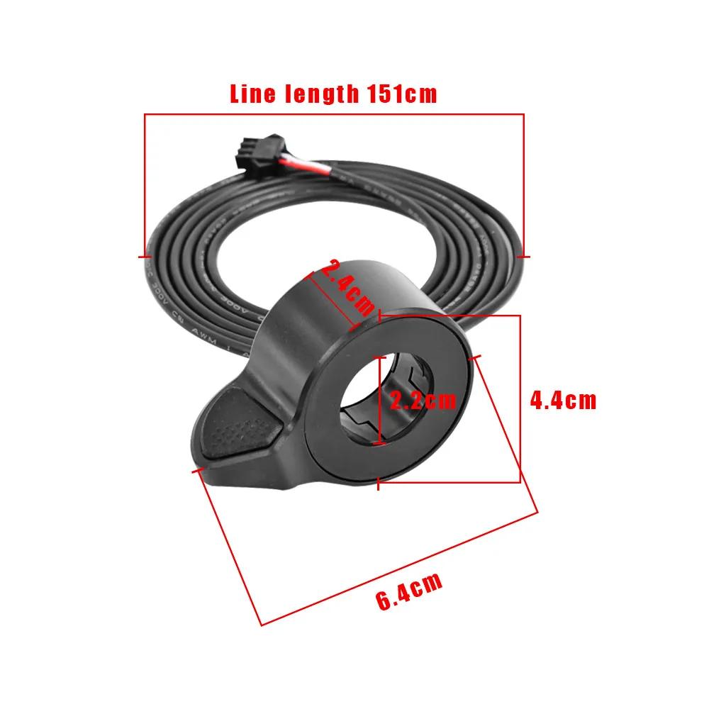 270X E-Bike Thumb Throttle For Electric Bike Adjustable Waterproof Right Hand Speed Controller for 22mm Handle Accessories