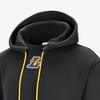 Nike Felpa con cappuccio pullover in pile con stampa logo squadra NBA da uomo Nera DR2302-010
