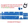 Xiaomi G913 Custom Keycaps, Compatible with G913 TKL, G915, G813, G815 Mechanical Keyboards, Light Transmissive (111 Keys in Total)