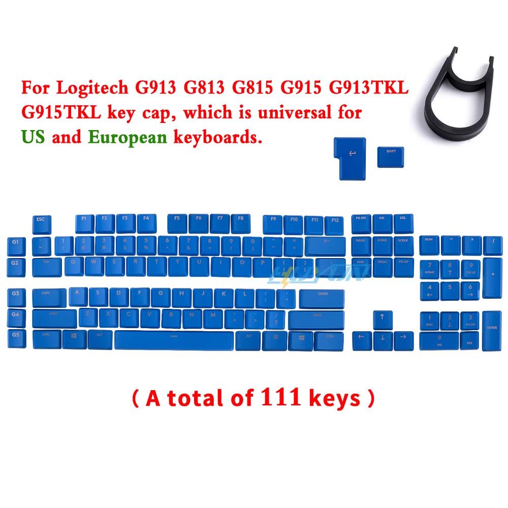 Xiaomi G913 Custom Keycaps, Compatible with G913 TKL, G915, G813, G815 Mechanical Keyboards, Light Transmissive (111 Keys in Total)