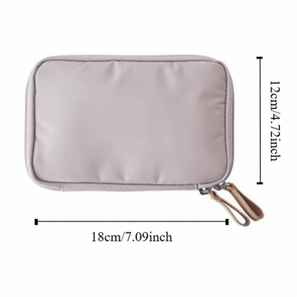 Einfarbiges Reiseportemonnaie Ticketaufbewahrung Koreanisches Nylon Kreditkartenhalter Multifunktion Wasserabweisend Passhülle Reise