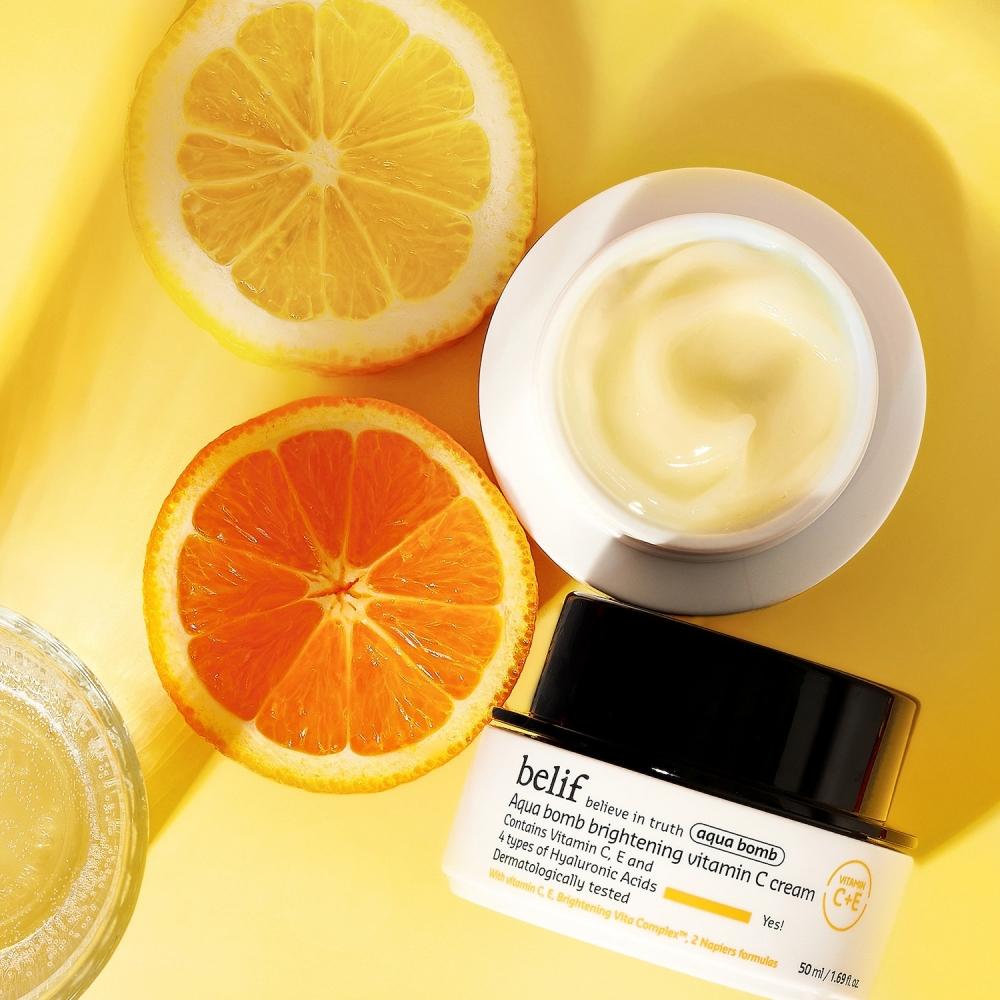 Belif Aqua Bomb Brightening Vitamin C Cream