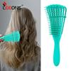 Detangling Brush For Curly Hair Brush Scalp Massage Hair Comb 2A To 4C Curly Straight Wet Dry Detangler Hair Detangler For Women
