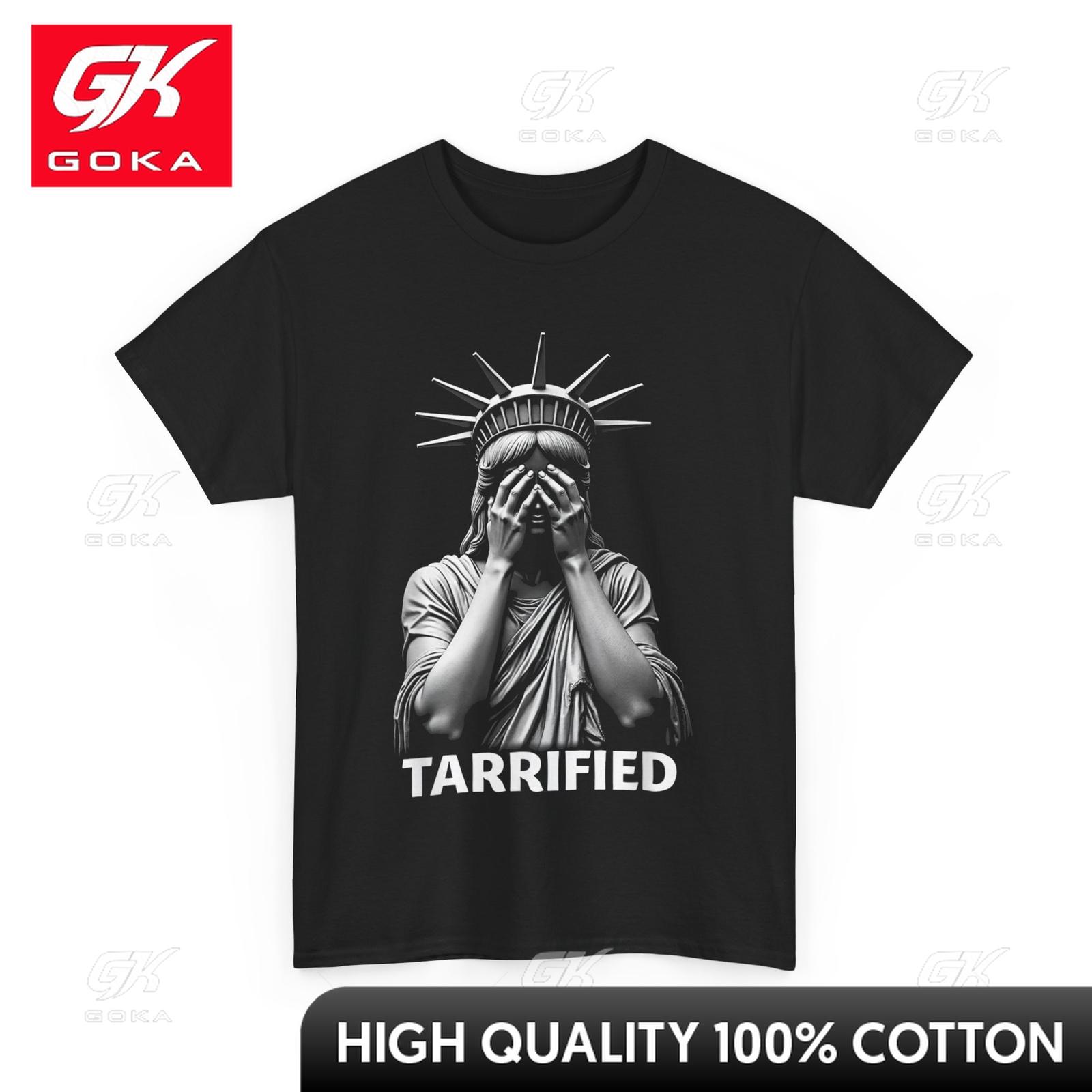 Tarrified Funny Design Tarrified Funny TShirtEye Catching Round Collar Comfortable Cotton Graphic Tee Casual Daywear S