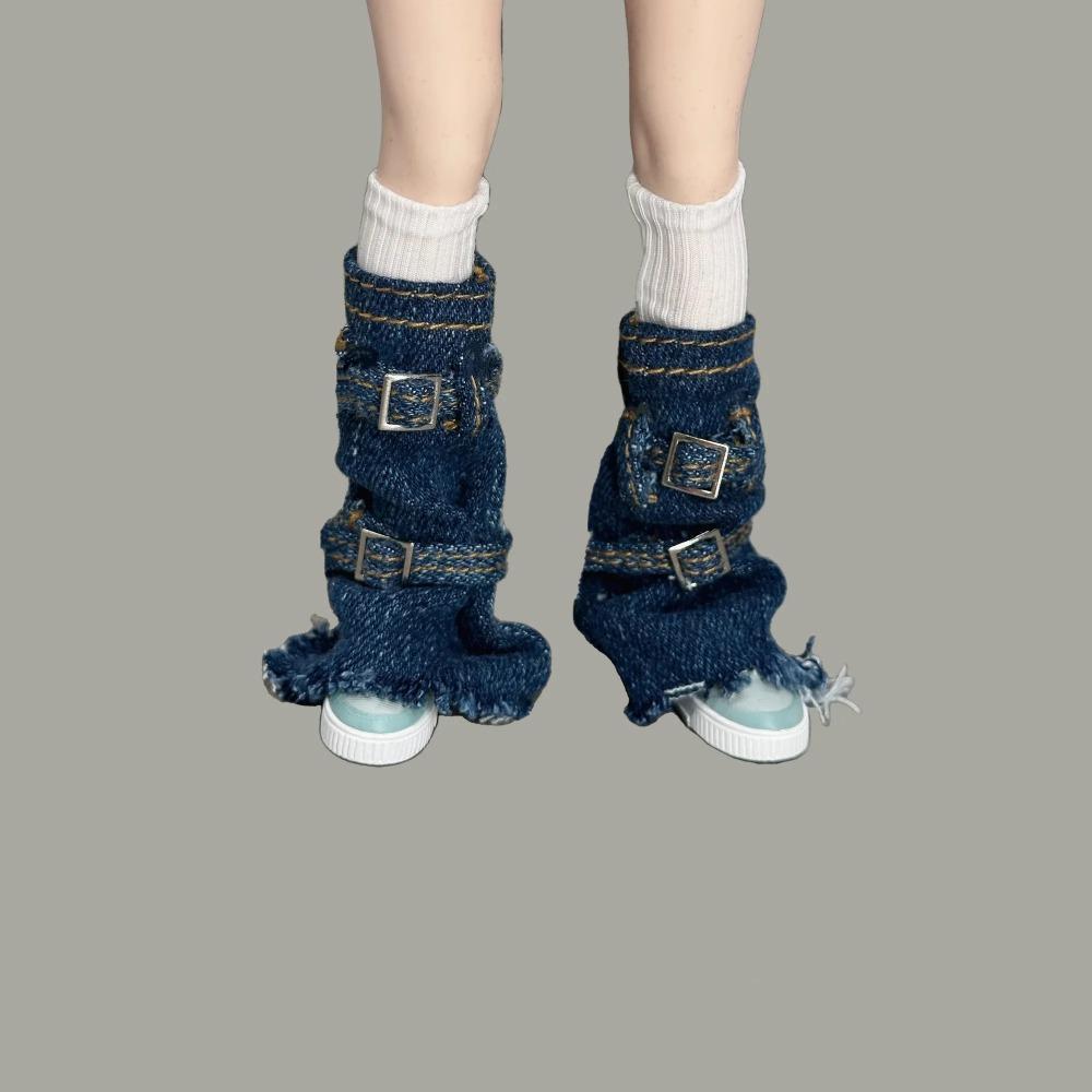 1/6 Roztrhané tričko Džínové šortky Kalhoty Vesta Kryt nohou Oblečení Modelová postava 12'' TBL JO Worldbox Akční figurka ženského vojáka Tělo