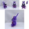 Cute Fnaf Series Midnight Bear Skeleton Purple Rabbit Plush Toy Animal Category