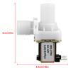 DC 12V DN15 G12 Plastic Electromagnetic Valve Normally Closed Water Inlet Switch