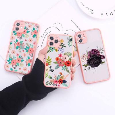 Fashion Flower Phone Case for iPhone 11 12 13 Mini Pro XS MAX 8 7 6 6S Plus X 5S SE 2020 XR Case