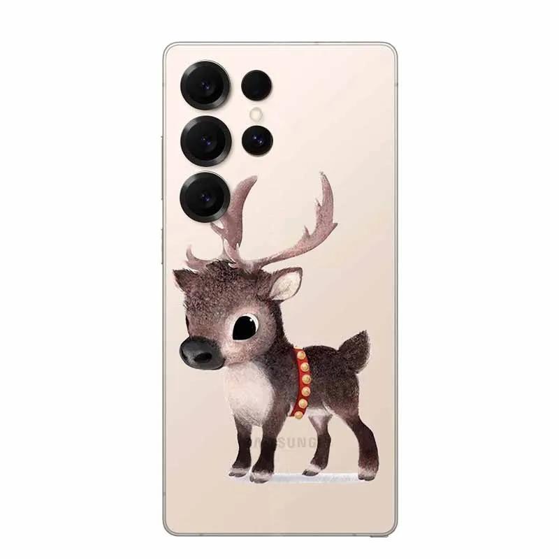Clear Case For Samsung S25 Ultra 5G Case Clear Back Cover Animal Painting Soft Bumper For Galaxy S25Ultra Transparent Soft Funda