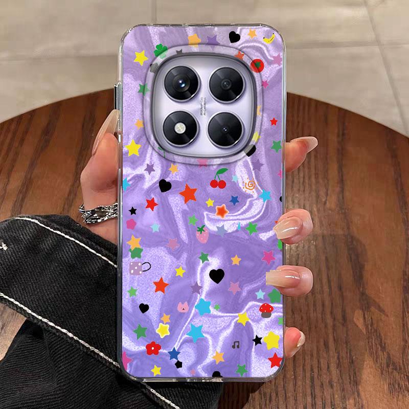 Case For Redmi Note 14 13 15 Pro 5G 13 13C 14C 15C A3 A5 Phone Cover Summer Vibes Funny Snow Mountain Bumper Protective Silicone