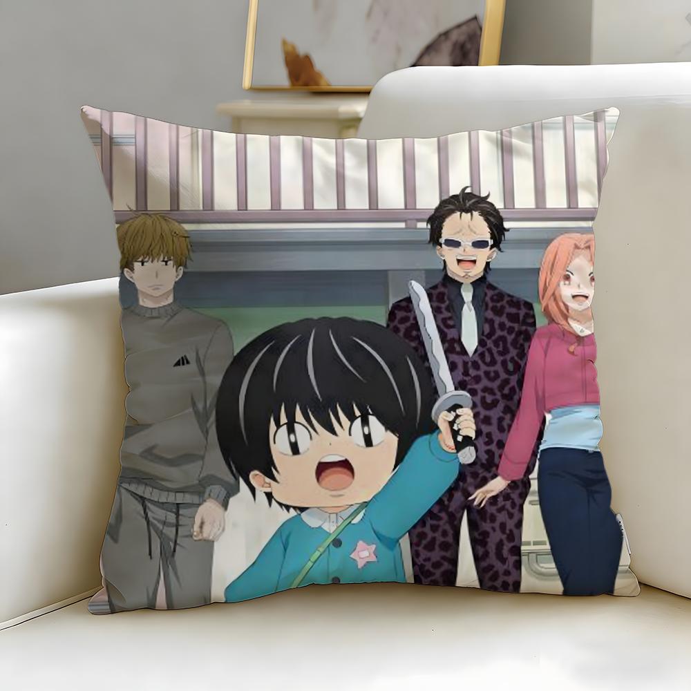 popular anime Kotaro Lives Alone Cushion Cover Soft EasyWash Pillow Case Versatile for Couch Bed Travel and Office