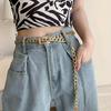 Multi Layer Punk Silver Metal Chain Belts For Women Long Tassel Waist Gold Chain Dress Belt Female Jeans Waistband Body Chain