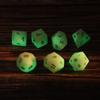 Natural Luminous Stone Dice Multi-faceted Dice Different Sizes Digital Number Dice DIY Board Game Kids Educational Toys